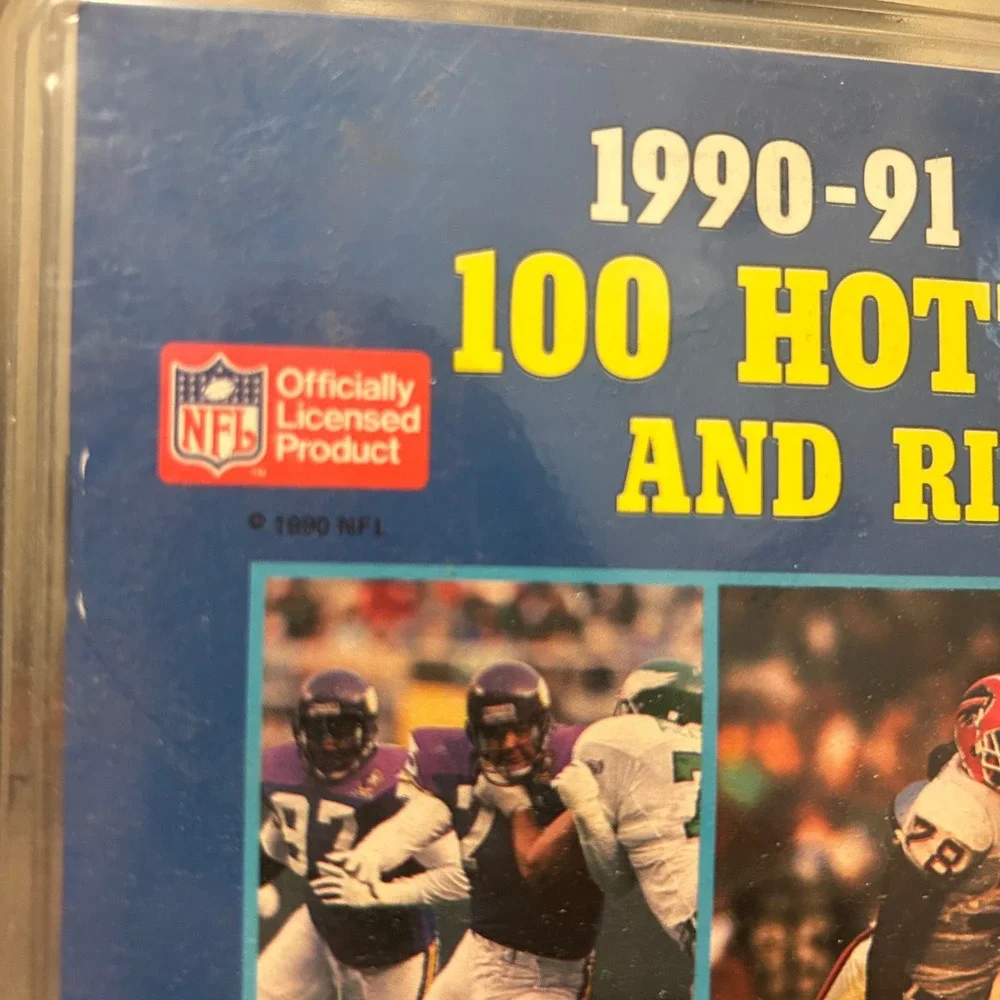 90-91 Score Football 100 Hottest Stars Rising Stars 100 Card Set Book Bo Jackson